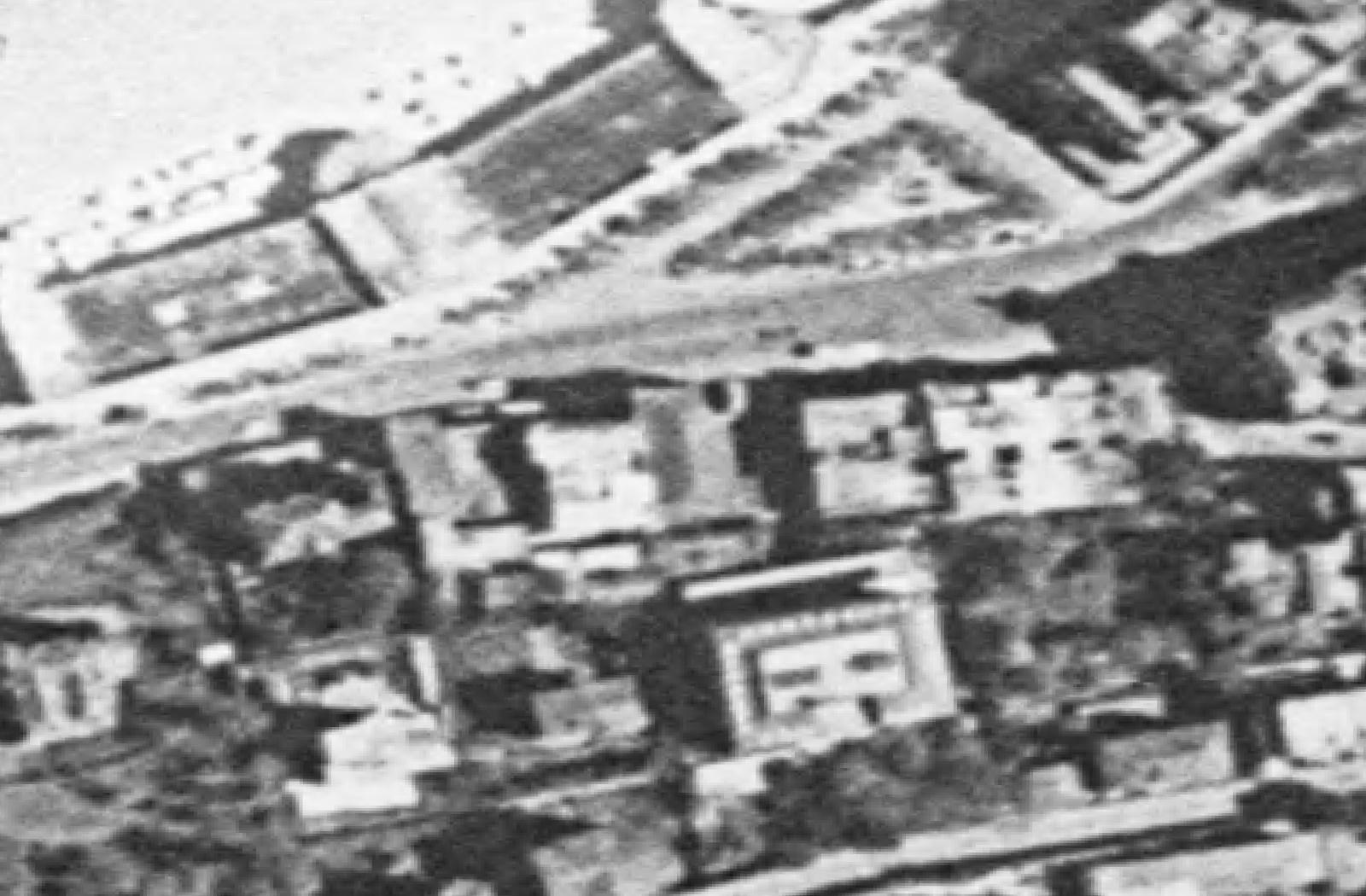 Ortofoto del vuelo americano de 1956 a 1957 sobre Miraconcha